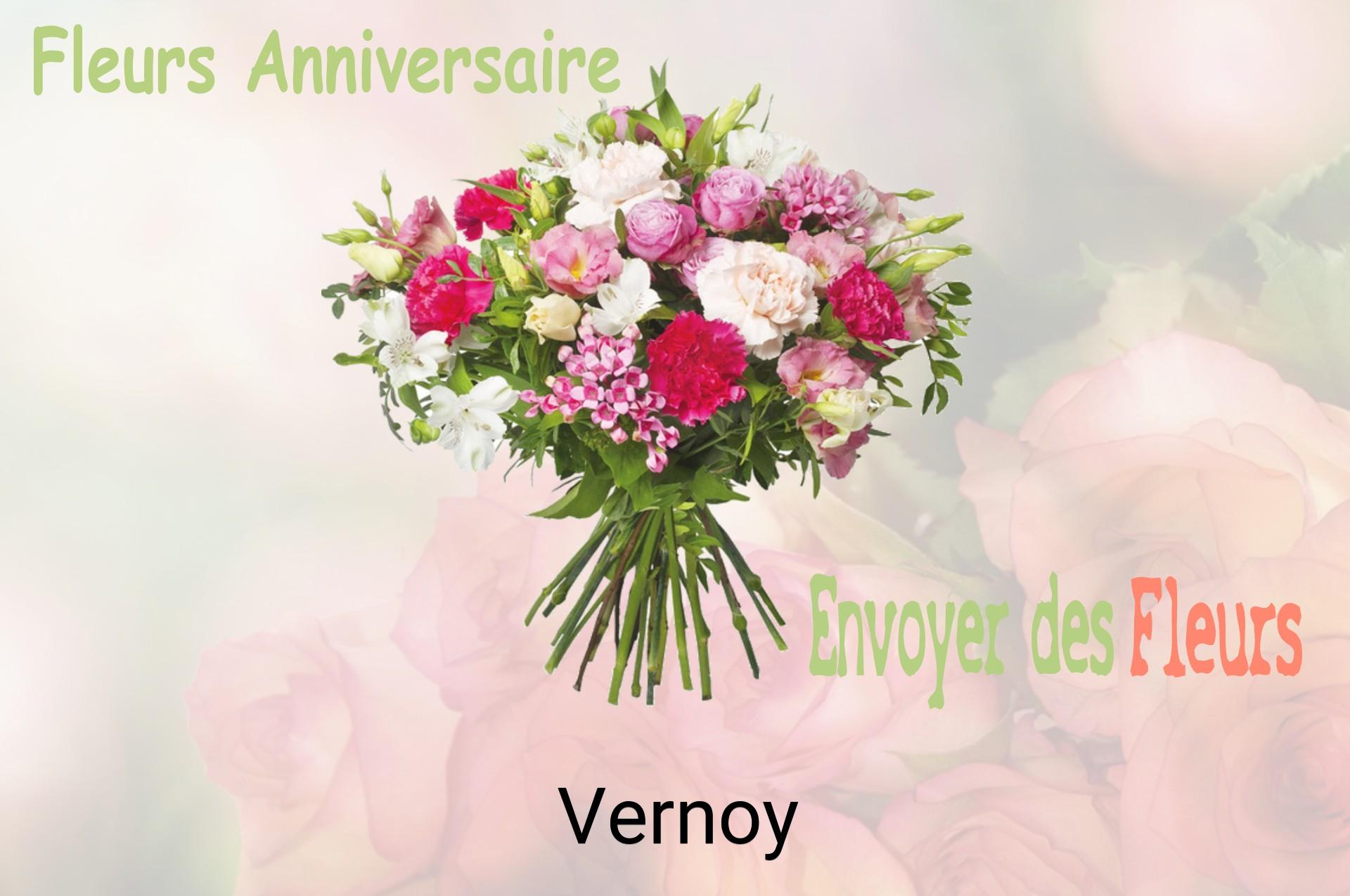 Bouquet de fleurs d’anniversaire livré à Vernoy