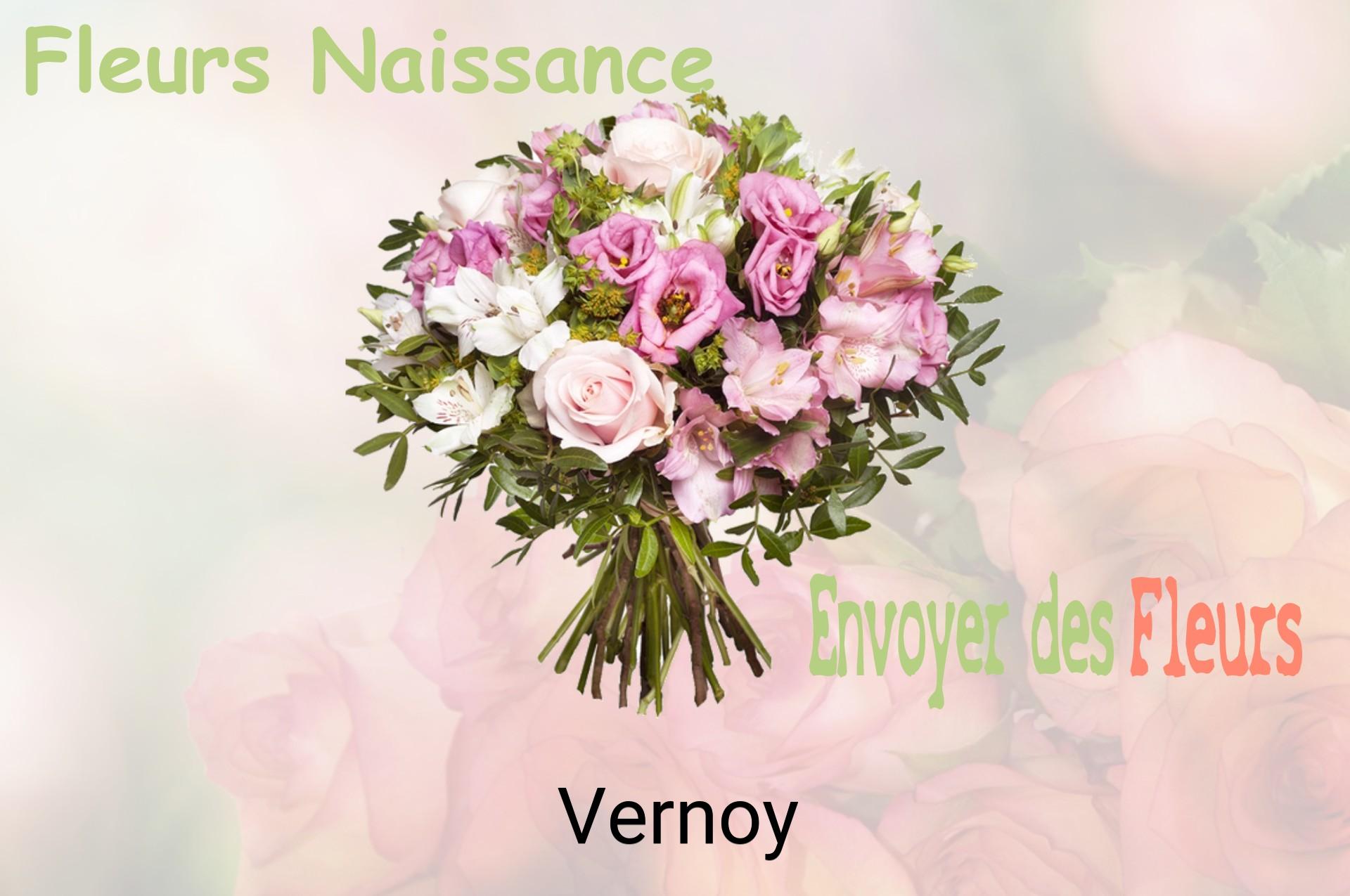 Bouquet de fleurs de naissance livré à Vernoy