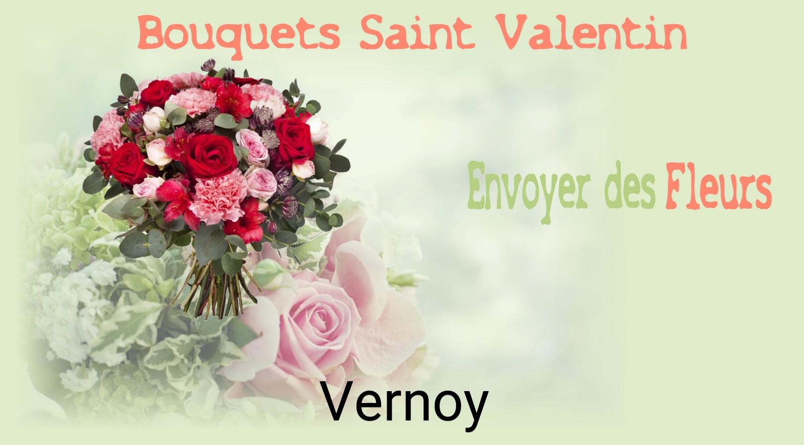 Roses de Saint-Valentin livrées à Vernoy